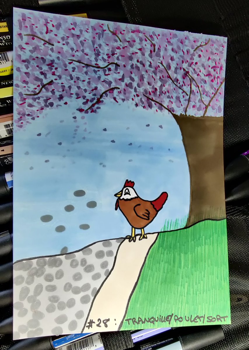 _SuperSamSam's tweet photo. J'ai décidé de faire des #DrawWhatever que j'avais pas fait pour m'entraîner à dessiner un peu. Le lapin malformé a été fait début juillet, 2 jours avant que je me pète le poignet droit (giga timing), et le poulet magicien c'est aujourd'hui. https://t.co/KYe0k4TZ0B