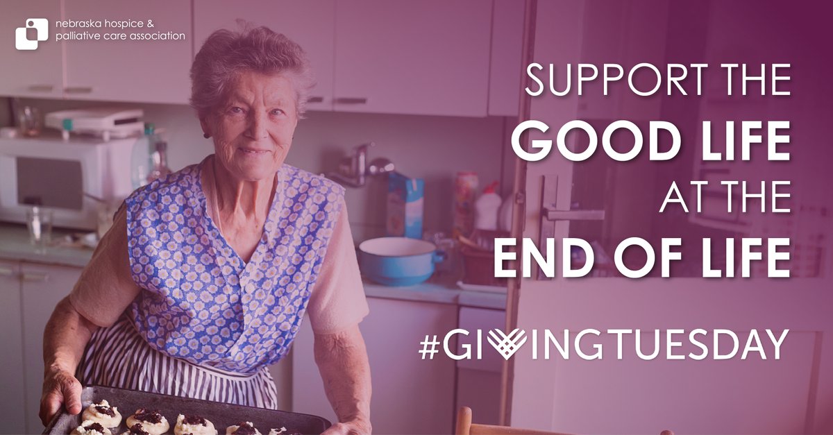 NebHospice's tweet photo. In honor of #GivingTuesday, support Nebraskans who have serious health conditions or are near the end of life and those who provide hospice and palliative care for them by making a donation to NHPCA. 💜

Contribute online here: https://t.co/o5NQqUV1wr https://t.co/RIYY6ER7xz