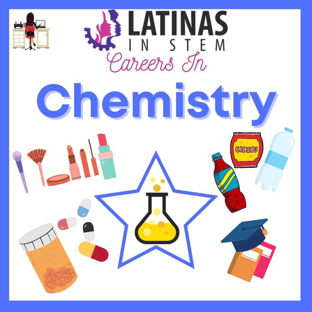 Ever wonder what you can do with a degree in #chemistry?  Check out the new blog post on the different careers you can go into with a Chemistry degree-the possibilities are never ending! #chemistry #latinasinstem #stemwomen #womeninchemistry #stem 

latinasinstem.com/blog