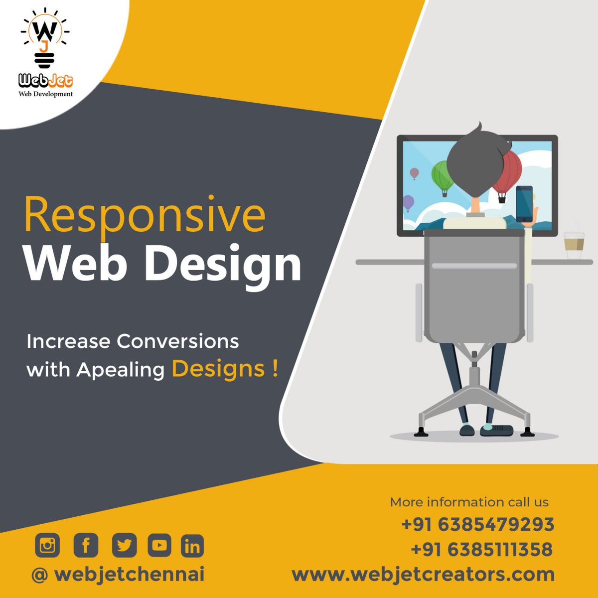 WebJetChennai's tweet photo. Create a Professional Website to Make Your Business https://t.co/efFjdBsN4b