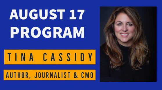 angieprath's tweet photo. It’s the eve of the centennial of the passage of the #19thAmendment and author @TinaCassidy2 will speak to Rotarians today about her book, “Mr. President, How Long Must We Wait?”
A great discussion about the decades it took for American 🇺🇸 women to be included in the vote. https://t.co/cmfTJalPxZ