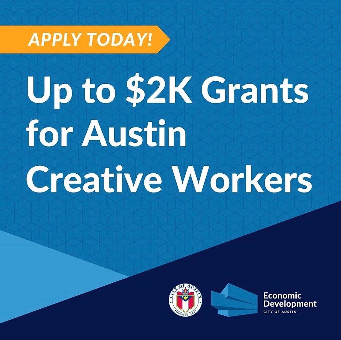 ParamountAustin's tweet photo. Spread the word! The Austin Creative Worker Relief Grant is OPEN. $2K recovery grants for #AustinCreatives affected by #COVID19. 🎭 🎨 🎬  Submit application by 8/28. Visit https://t.co/lpoIEtcMza to find out more on eligibility and to submit. #CreativeWorker #ATXCreatives https://t.co/jbNHoIzEnX