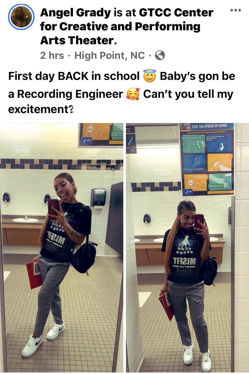 ManwellGrady's tweet image. My baby’s following in her P.Paws and daddy’s footsteps! You’ll have have TWO degrees before you’re 26 at an age I didn’t have common sense!😂😂😂 #ProudDaddy #BabyMogul #PaperStacker  #Grammy #recordingstudio #mixingengineer