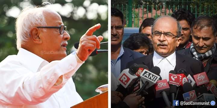 Withdraw the contempt verdict against PrashantBhushan.We are constrained tonote that in the present atmosphere when democratic institutions are being demolished and freedomof expression is gagged ina fascistic manner this verdict of the SCwould only embolden the autocratic forces