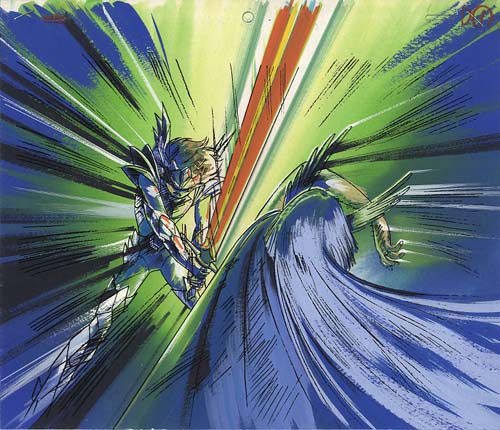 Et pour finir, les Harmony cels (aussi appelés harmony shots ou figés-images) sont ces plans où l’image se fige et devient sans rupture un crayonné ou une peinture. L’animation disparaît et l’image retranscrit alors un instantané, comme une photo ou un tableau.