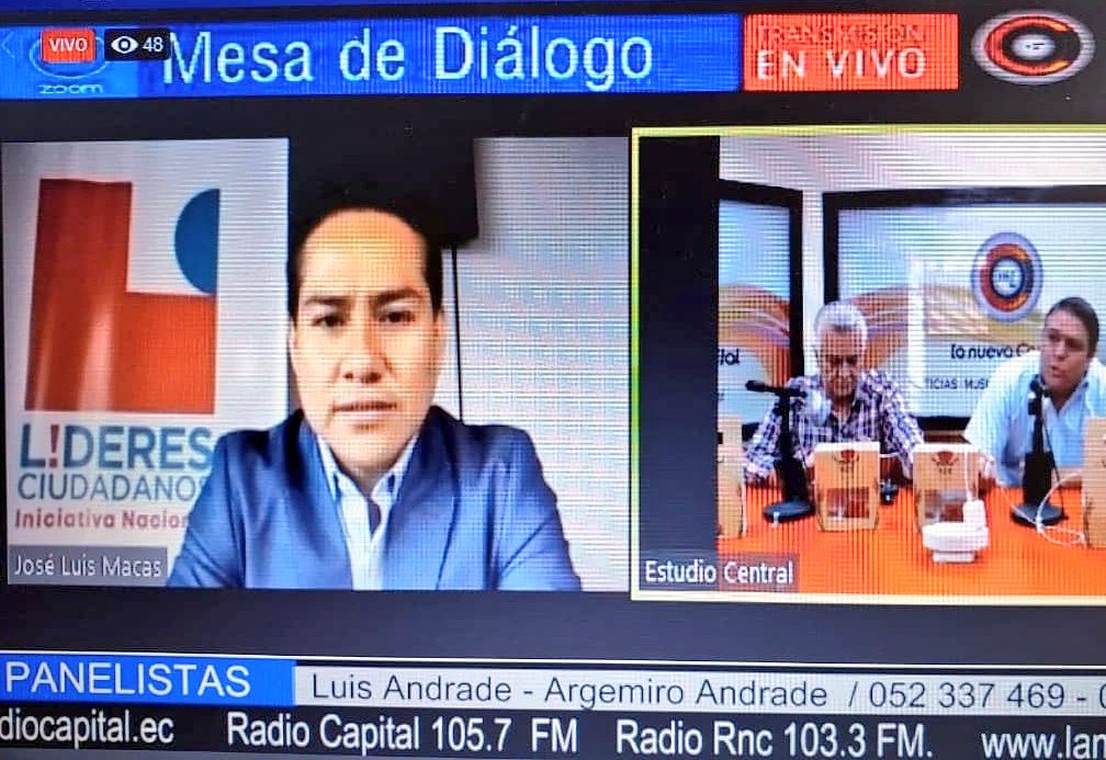 CRF_AGENCIA's tweet photo. Gracias a Radio Capital y RNC de Manabí por la entrevista hecha a José Luis Macas Fundador y Pre Candidato de la Iniciativa Nacional "Líderes Ciudadanos". Compartimos imágenes de este encuentro. #RRPPcon CRF #Asesoría #Comunicación #pr #Ecuador #Elecciones2021 https://t.co/99LM8h52tv