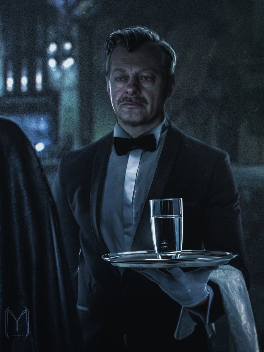 Knowing this Alfred will have a much bigger focus on the familial bond between him and Bruce gets me all the more excited. Alfred's concern for Bruce is always his shining moments in any version of him. I have no doubt Reeves is getting the perfect chemistry between him and Rob.