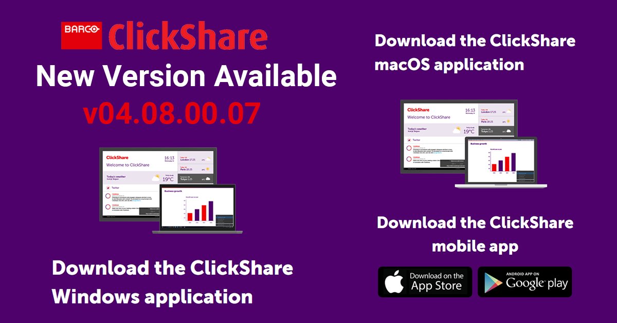 barco clickshare download barco clickshare download