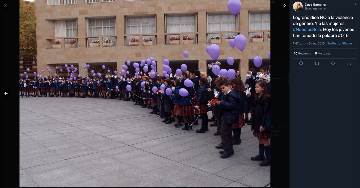 En 2015 organizaba en Logroño aquelarres feministas con niños, sin el permiso de sus padres.