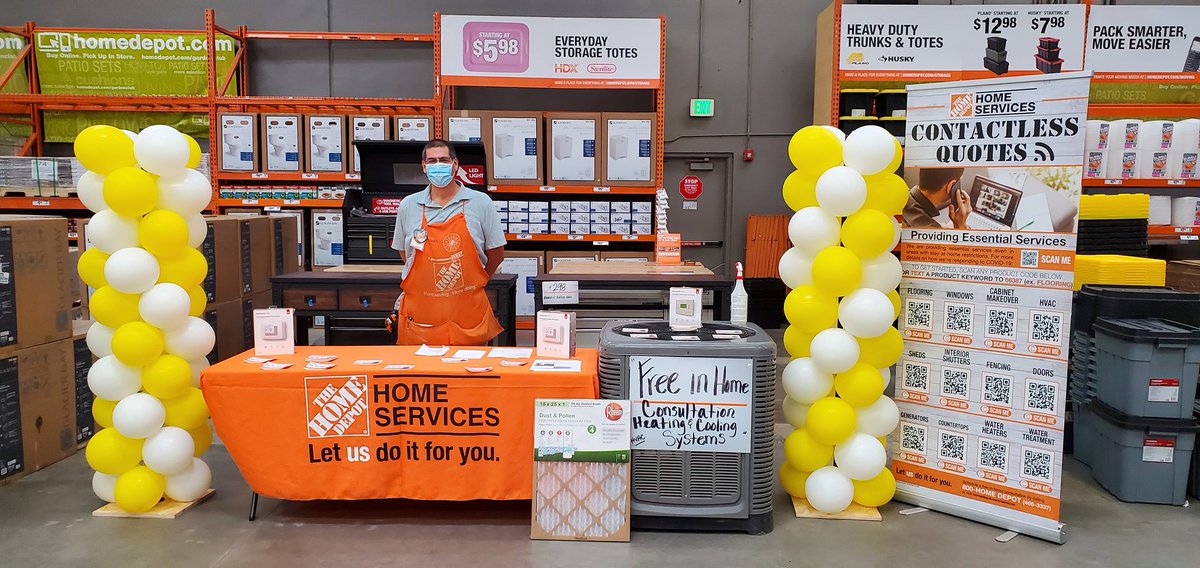 RosieSASM_0645's tweet photo. Great event this weekend! Generating 20 HVAC leads great start to our first event. So proud of my store! #Go610 #Specialty2020 #SpecialtyAndServices @NoemiCeja4 @JAHancock12 @THDDamian @JPierceHD @PS_RSM @VelaSulema @MariaCa54677717 @DanielRiomana https://t.co/BNCyK7PaMw