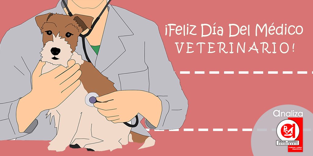 ¡Feliz Día del #Médico #Veterinario! 🔬👨‍🔬

A nombre de #Laboratorio #Veterinario #Analiza enviamos nuestras #gratitudes a todos nuestros #colaboradores, #clientes y #compañeros del área que día a día ejercen esta hermosa #profesión. 👨‍🔬🩺