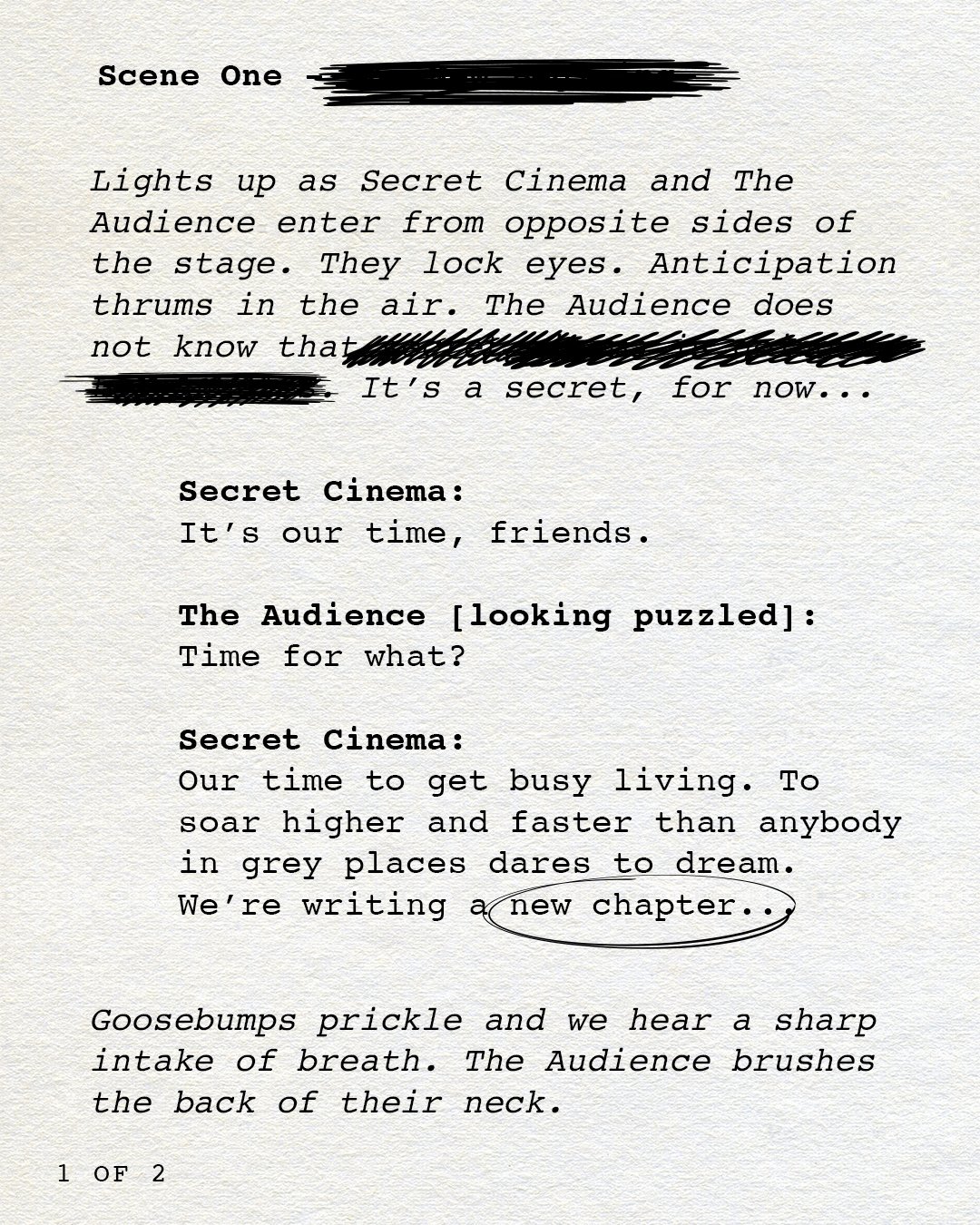 Secret Cinema on X: Phone down. Look up. Make memories that last. 📸  @Paulette  / X