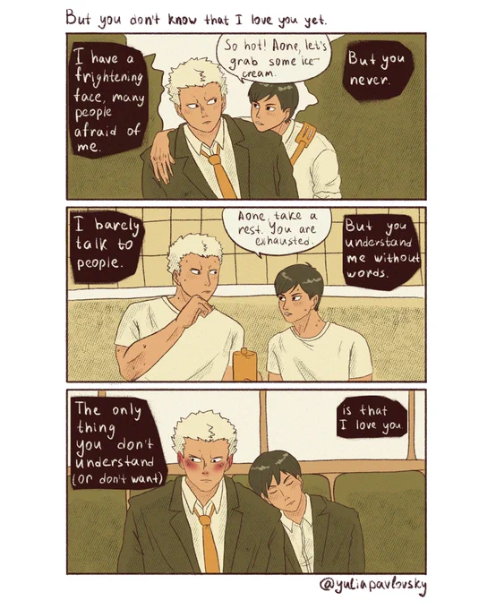 Day 1: But you don't know that I love you yet #aofutaweek2020

Aone's unrequited love

#aofuta #aofuta2020 #aofutaweek 