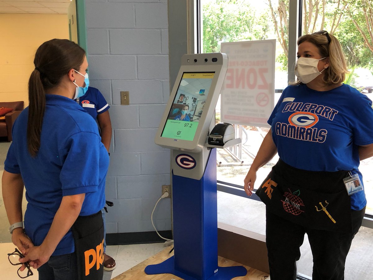 HOWARDedu / Gulfport School District - A great Mississippi partnership --- COVID-19 Kiosk