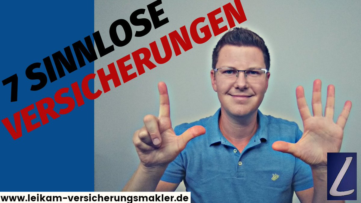 youtu.be/_IutrqwxBuw
Welche Versicherungen brauchst Du und welche kannst Du vergessen? In diesem Video stelle ich Dir 7 sinnlose Versicherungen vor. Ich hoffe Du hast keine davon!
#Versicherung
#insurance
#Geld
#savemoney