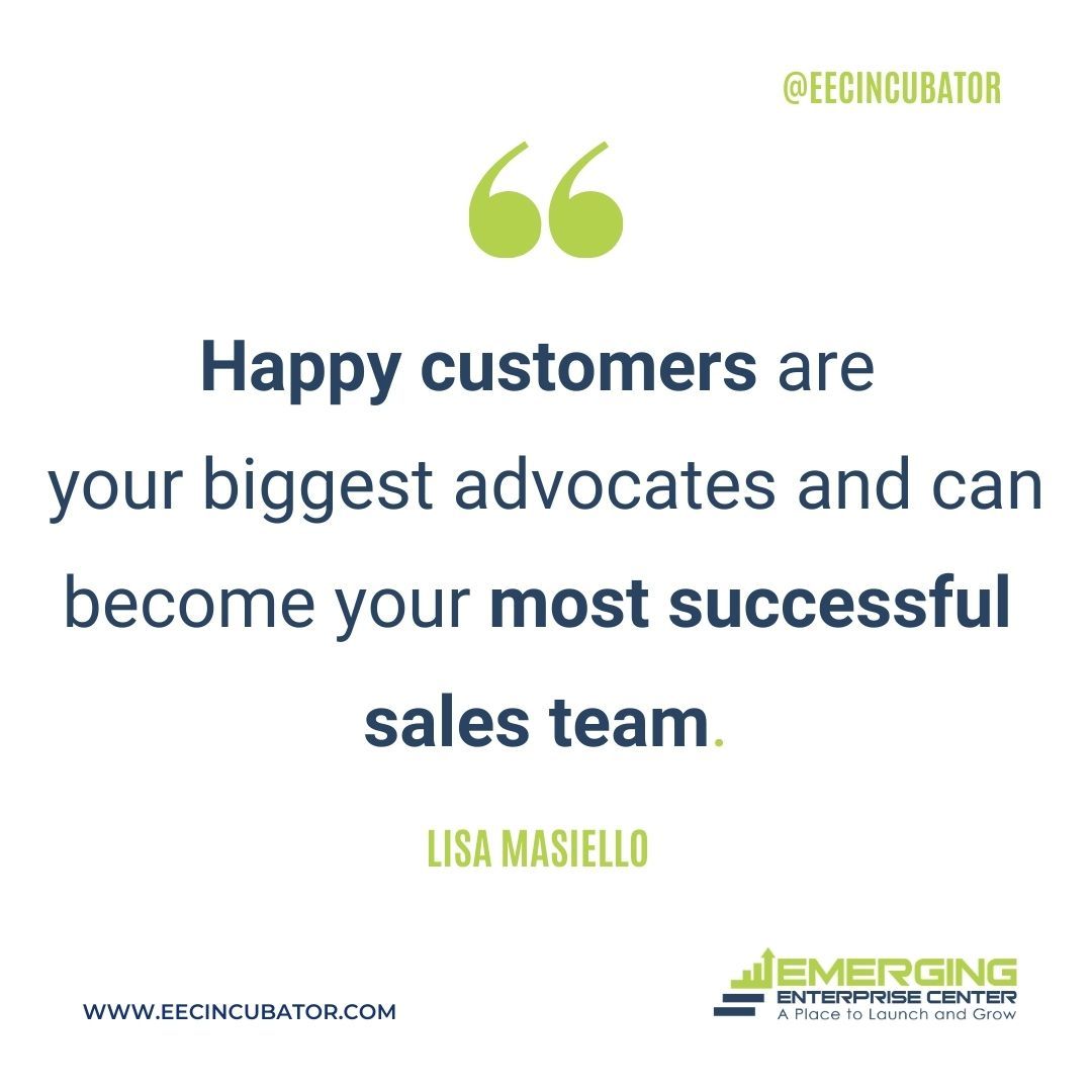 "Happy customers are your biggest advocates and can become your most successful sales team." - <a href="/LisaMasiello/">Lisa Masiello</a>

#mondaymotivation #motivationalmonday #entrepreneurquotes #successquotes #successmindset #successquote #businessquotes #successtip #successtips #successhabits