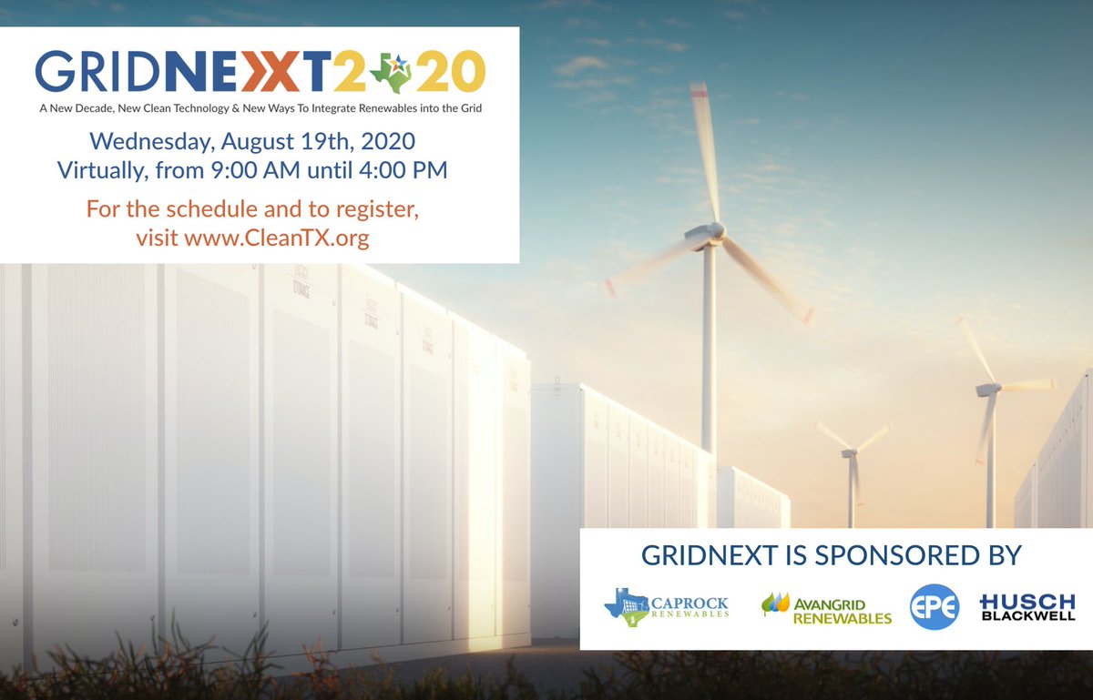 GridNEXT 2020 is This Wednesday - mailchi.mp/cleantx/gridne…