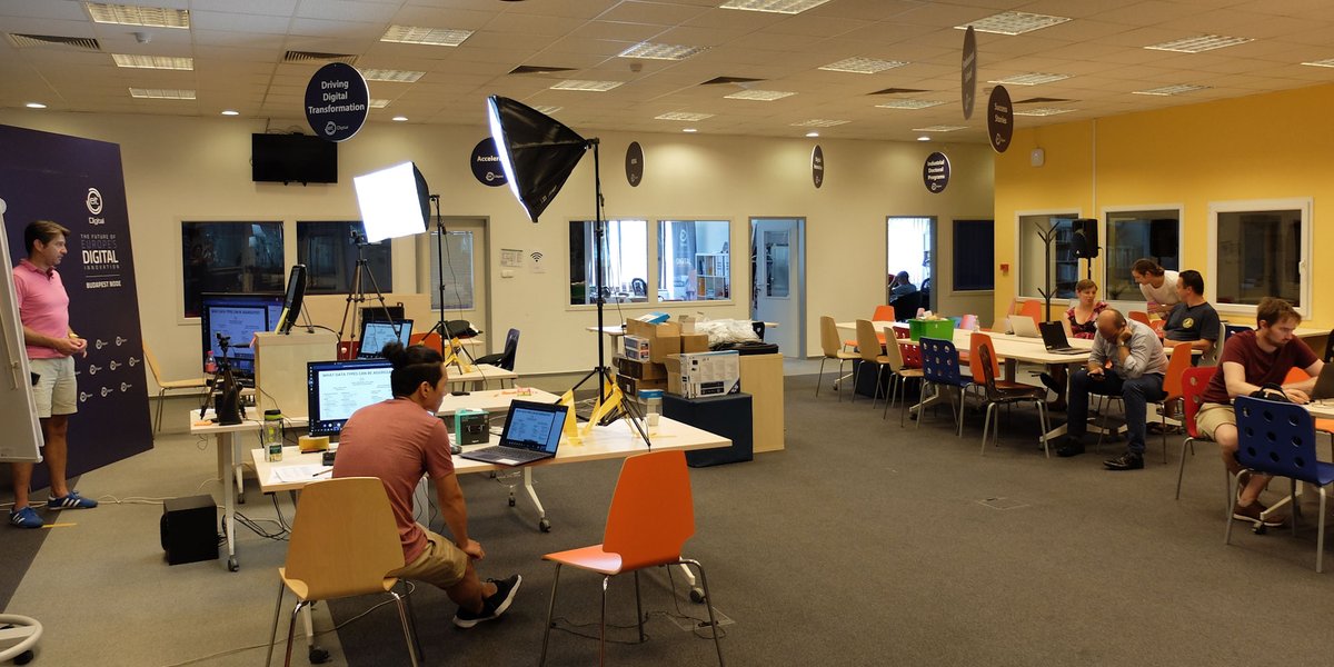 28DGTL's tweet photo. Learners at #EITDigitalSummerSchool #Budapast will work on a #businesscases for E-Group's multi-modal biometry-based #digitalpayment solution (digital data wallet) or develop stand out innovations for Novopayment or MKB Digital-Magic Solutions. @group_ict https://t.co/BnkqQsoIV0 https://t.co/b1w0VVEEbo