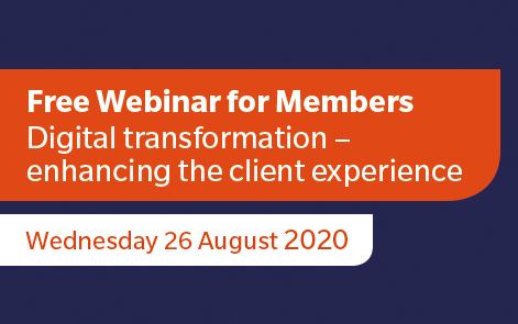 STEPSociety's tweet photo. #STEPWebinar: Digital transformation – enhancing the client experience, Wed 26 Aug, 12pm; free to STEP Members @infrasofttech @STEP_Digital https://t.co/j8drWCvXtk https://t.co/X1a8b5nsKC