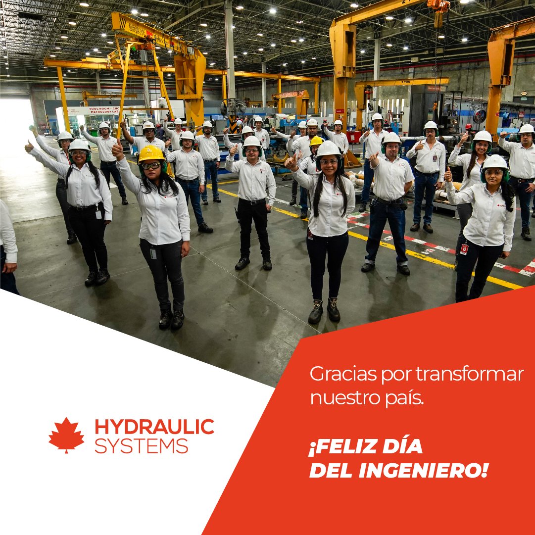 HSCOLOMBIA's tweet photo. Con su Ingenio e Inventiva transforman cada instante de nuestra vida, siendo parte fundamental en el desarrollo de Colombia 🇨🇴  y el Mundo 🌎.

¡Felicidades a todos los 👷‍♀️ Ingenieros 👷 en su día!

#DiaDelIngeniero #Ingeniero #Engineer #HydraulicSystems #HSCol https://t.co/0Cg32qnOMZ