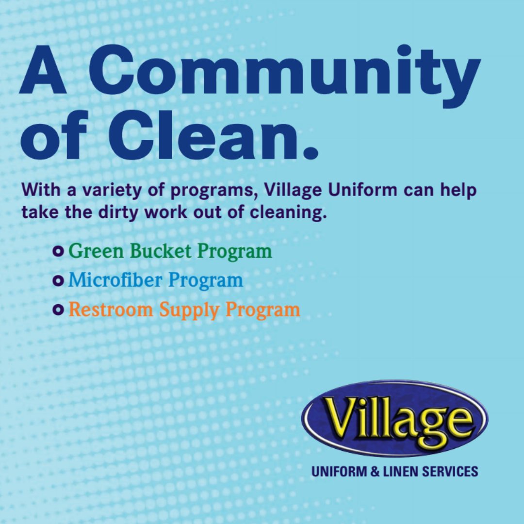 We are committed to building a Community of Clean. Our programs focus on getting your business the products you need, including multi-surface cleaners &amp; microfiber products, while saving the environment &amp; local community with eco-friendly cleaning efforts. tryvillage.com