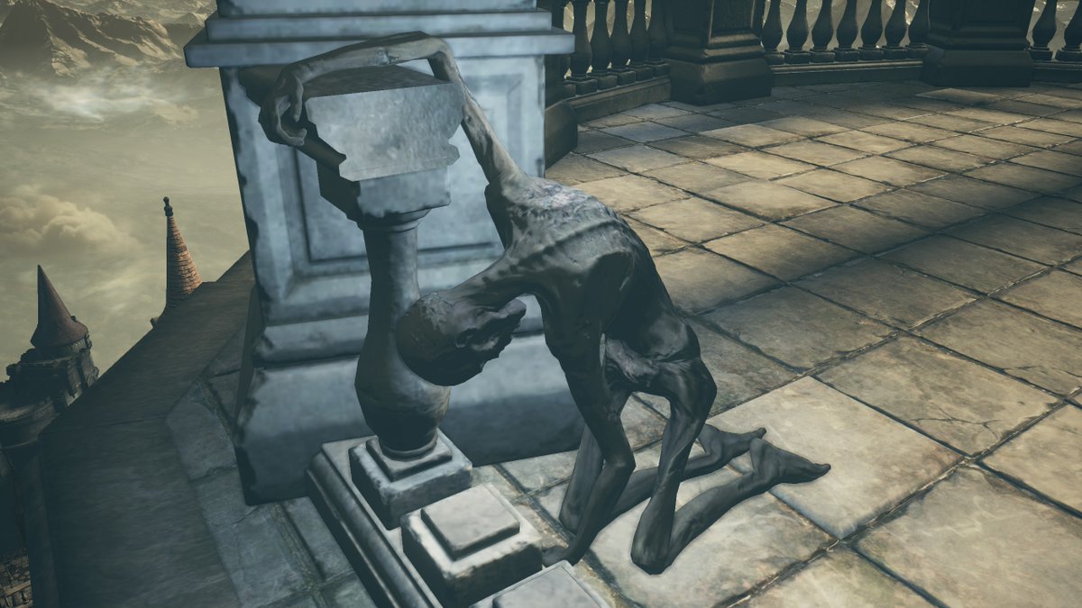 ZullieTheWitch's tweet photo. Item corpses are posable models. The different item corpses throughout the game are actually the same object playing different animations. The corpse in Gertrude's cage has its mouth closed in what could be a smile and, prior to the DLC, was the only item corpse using this pose. https://t.co/gM3CKOvERB