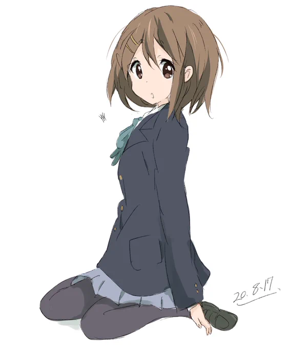 気づけば唯ちゃん描いてた( i _ i ) 