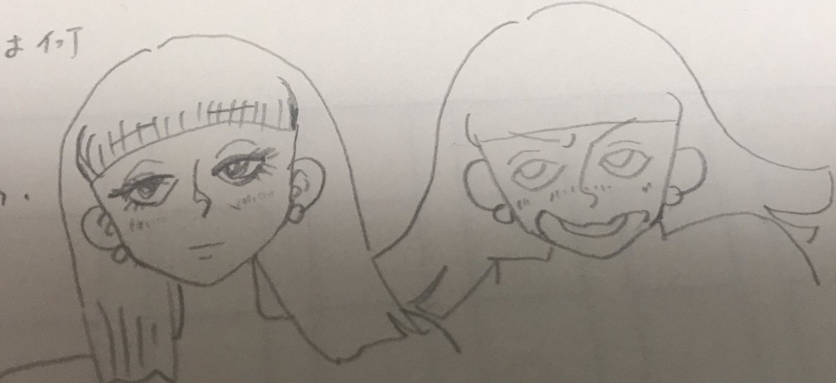 仕事中の落書き 