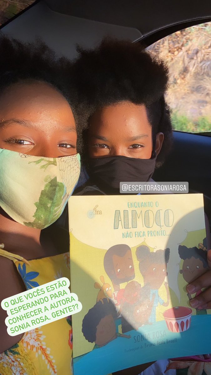 Bom dia com esse livro delícia que está sendo lançado pela Sonia Rosa! #pretinhasleitoras