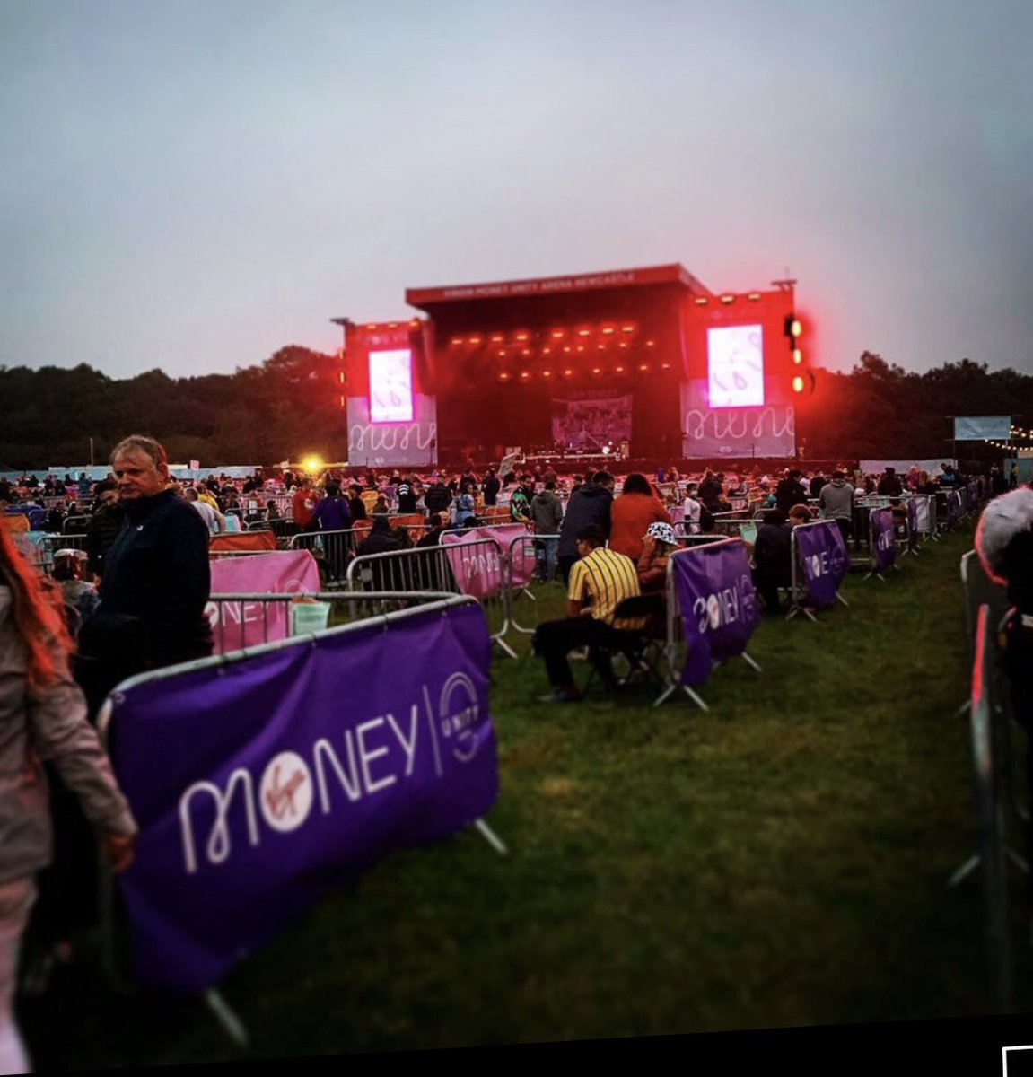 BesureEvents's tweet photo. Last week Sam Fender played two sell out gigs at Gosforth Park, the UK’s first socially distanced live event. Could this set the standard for festivals worldwide...! #gosforthpark #liveevents #samfender https://t.co/EcL8ZoJRCa