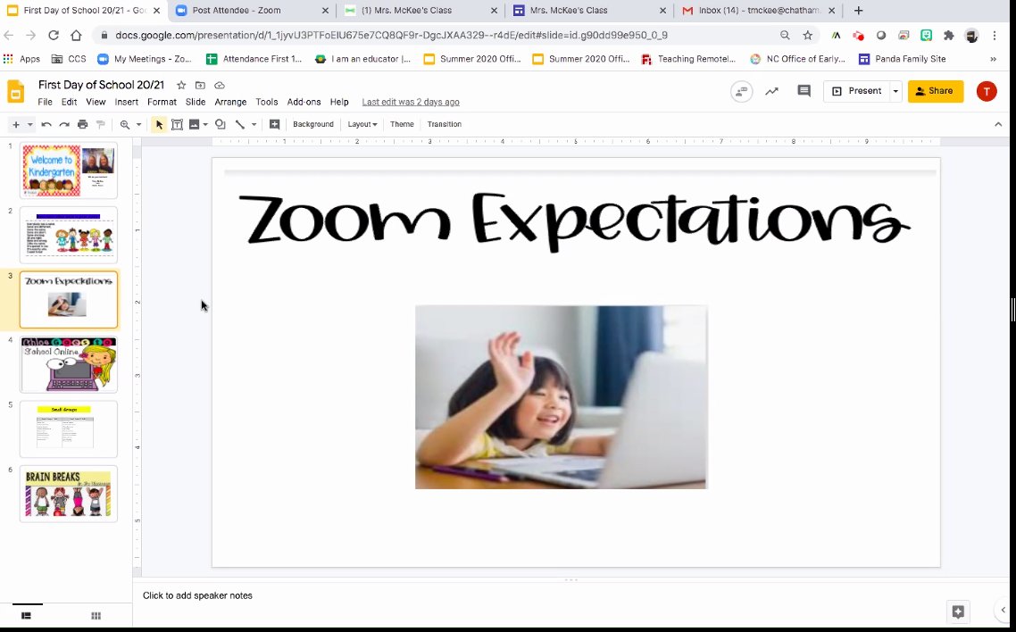 PboroElementary's tweet image. 1st Day of School looks a little different, but our #PandaK Teachers are #PAWSome!! Teaching @zoom_us expectations &amp;amp; PAWS!! Way to go @TracyMcKee73 @E_SturdivantPES &amp;amp; Ms. Clark - share those #PandaSmiles 🐼#CCSBeTheOne