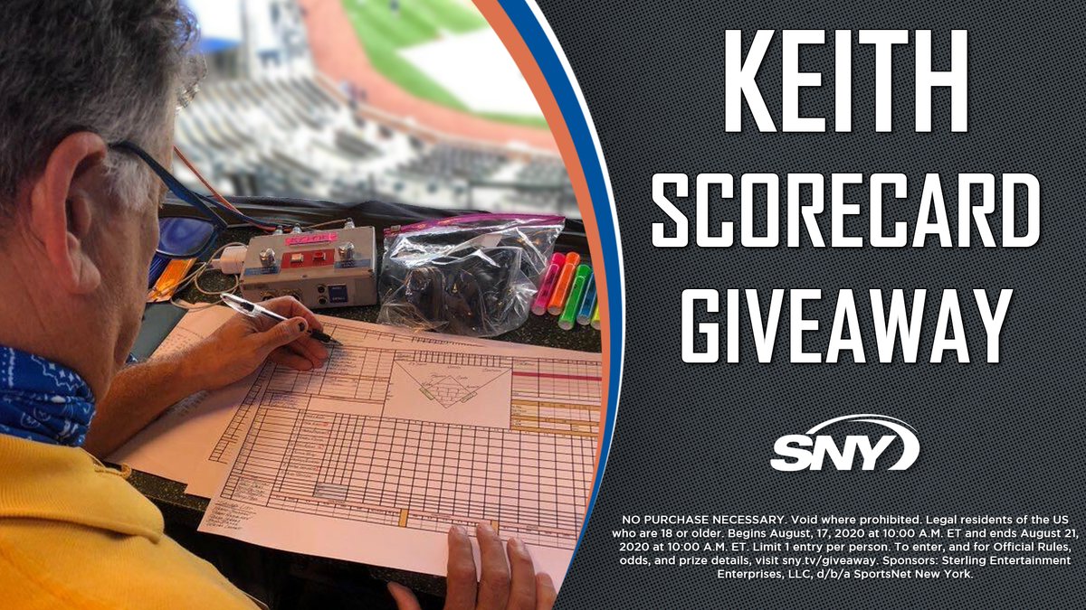 SNYtv's tweet photo. On Friday, Subway Series baseball is BACK.

🚨 RETWEET 🚨 this post for your chance to win one of @keithhernandez's signed scorecards from the series! We’ll announce the winner during Friday night's broadcast between the Mets and Yankees.

Coverage begins at 6:30 p.m. on SNY 🚇 https://t.co/lGJO3yvngu