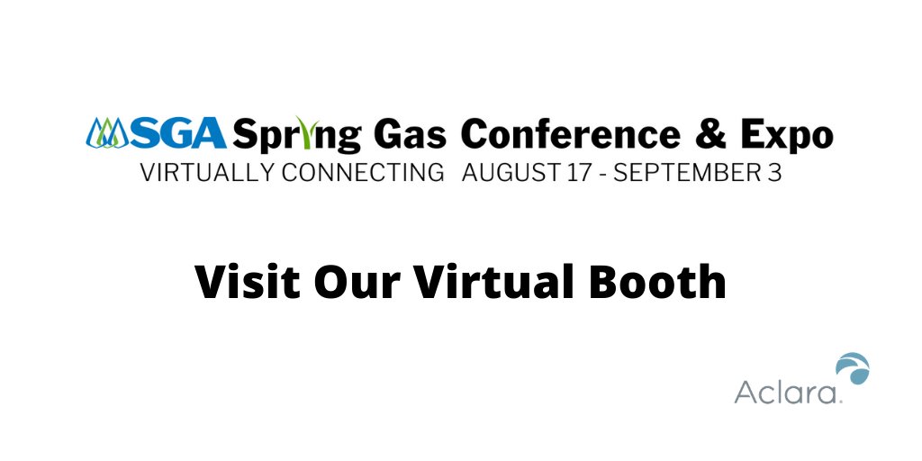 AclaraSolutions's tweet photo. Connect with our #GasUtility experts at our virtual booth at the @SouthernGas Spring Gas Conference &amp; Expo to learn about our exciting #AMI, #Sensor, #UtilitySoftware &amp; #Analytics solutions. https://t.co/nvkPFDYBIq https://t.co/0sxa57N09M