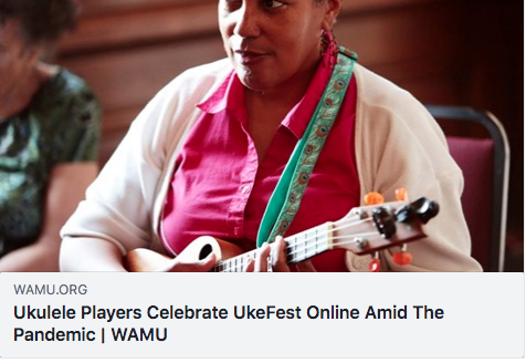 CathyandMarcy's tweet image. UKEFEST on @wamu885 tinyurl.com/y4ccxqga
@strathmore @UkuleleMag @IMTfolk @MiddleCMusic @Fishman_Music #uke #ukulele #ukelessons #ukuleleteacher #VirtualUkefest2020 #musicmatters #community