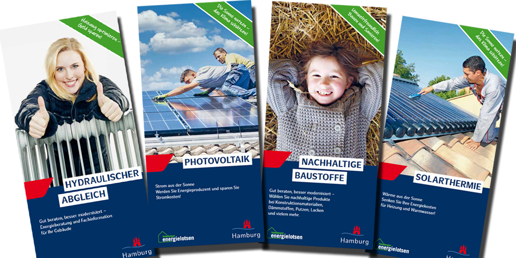 Die neuen Flyer zum Angebot der #HamburgerEnergielotsen sind da! 🆕📣 Informationen zu #Solarthermie #Photovoltaik #HydraulischerAbgleich #NachhaltigeBaustoffe. ➡️Zu finden in der Mediathek: hamburg.de/energielotsen/…