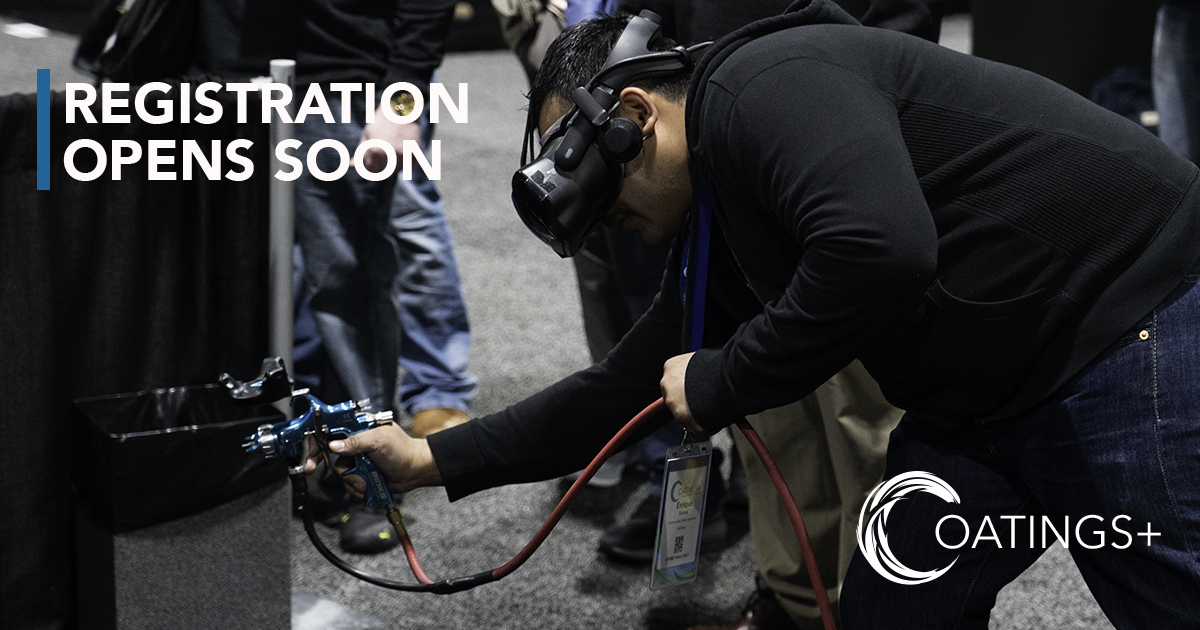 thesspc's tweet photo. Registration opens in Sept. for Coatings+ 2021! Register before Nov. 5 to take advantage of Early Bird rates! Engage with technical experts across the industry spectrum, attend technical presentations, and explore the latest technology." Find out more, https://t.co/lQZItyucDf https://t.co/8YTBu5WxN1