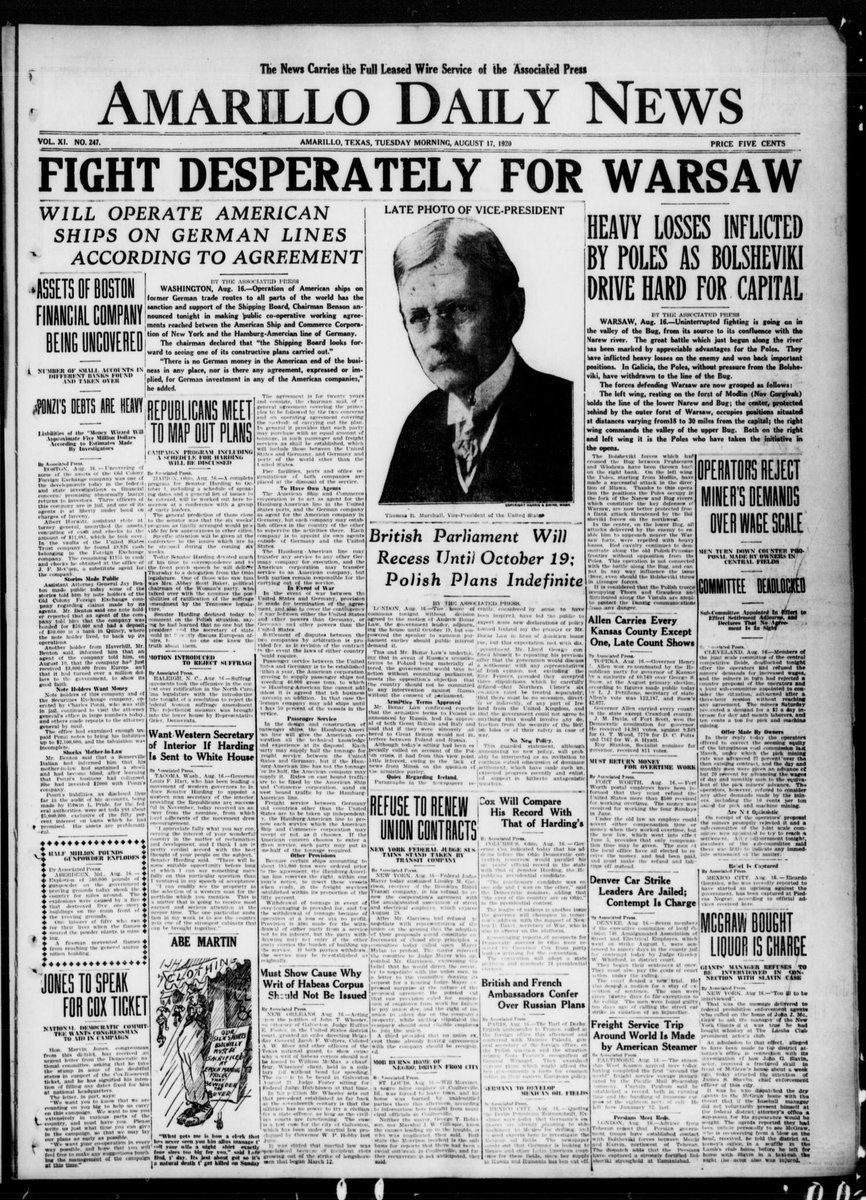 The Bolsheviks are in headlong retreat across #Poland🇵🇱 as the Polish Army turns the tide of the war and drives the invaders out of their land.