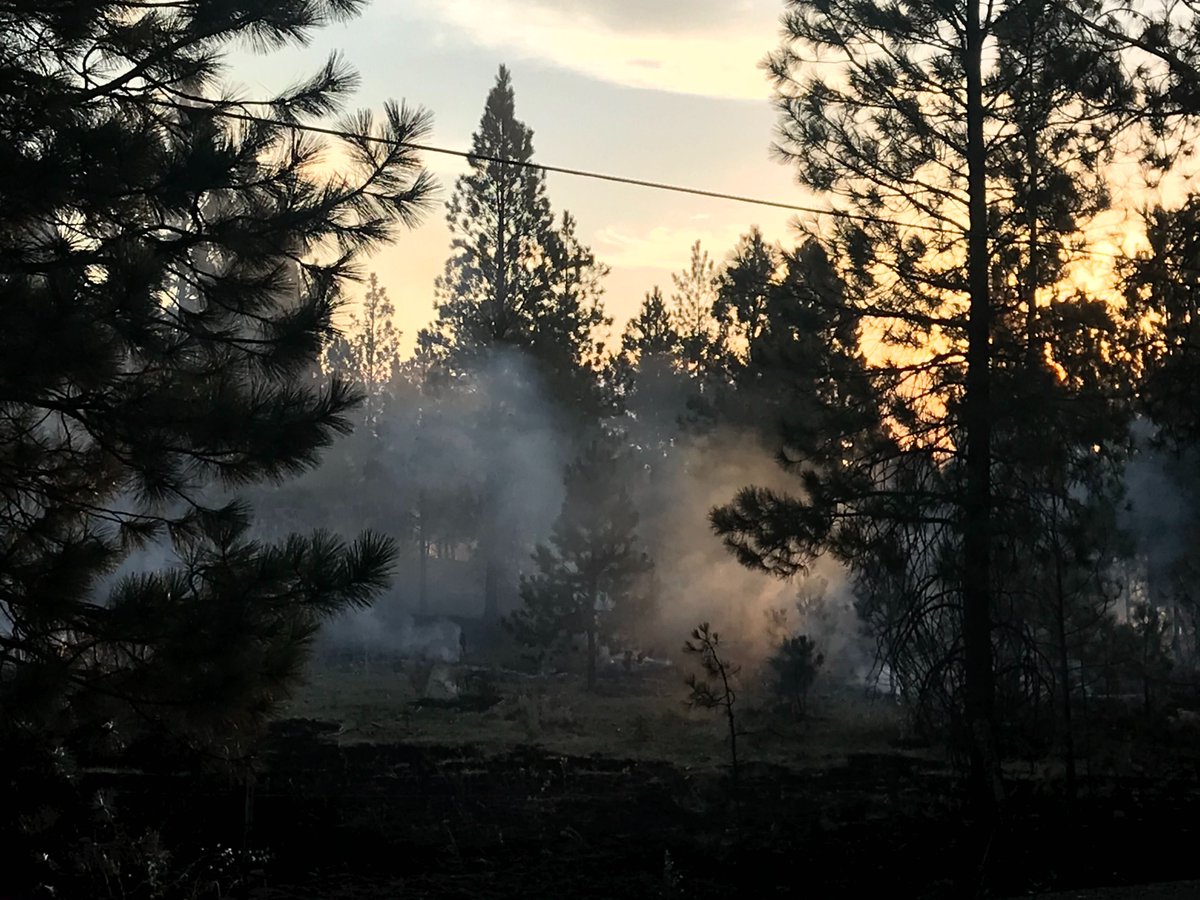 DerekKXLY's tweet photo. New pics in this morning from the #BadgerLakeFire, burning south of #Cheney, courtesy of our @GWElmer. Here's what we know about the fire: https://t.co/T3RaHDpHIt #4NewsNow #WaWILDFIRE #BadgerLake https://t.co/Xd4FOwSDs4