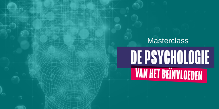 Tijdens de masterclass De Psychologie van het Beïnvloeden: leert u (onbewuste) motieven en weerstanden herkennen, krijgt u inzicht in uw eigen beïnvloedingsstijl en krijgt u technieken aangereikt waarmee u mensen uit hun vaste patronen haalt. Meer info? bit.ly/37saksX