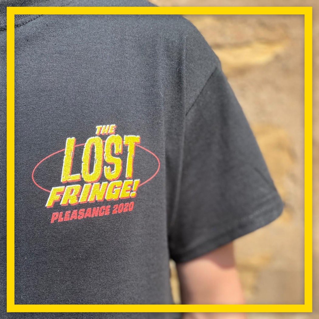 PleasanceComedy's tweet photo. New week, new wardrobe 🤩
Don’t miss out on one of these limited edition @ThePleasance 2020 T shirts 👕 #LostFringe https://t.co/f24dyvEMCo https://t.co/PwoTqMlwrC