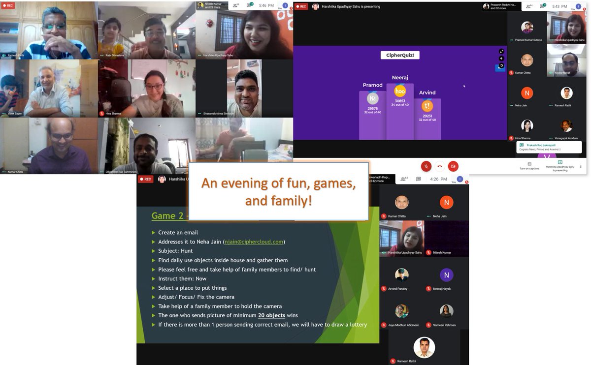 ciphercloud's tweet image. During these times, it is important to check in on each other and remember to have some fun! #ciphercloud