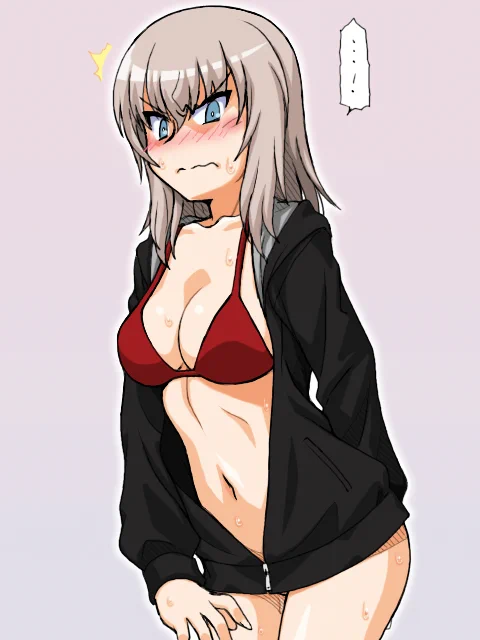 連日連夜暑さが続くので、ついカッとなってビキニ逸見を辱め…じゃなくてラクガキしました!

本日8月17日は、817…はい…な…の日!と、あるいう事にも気付いてしまったので… 