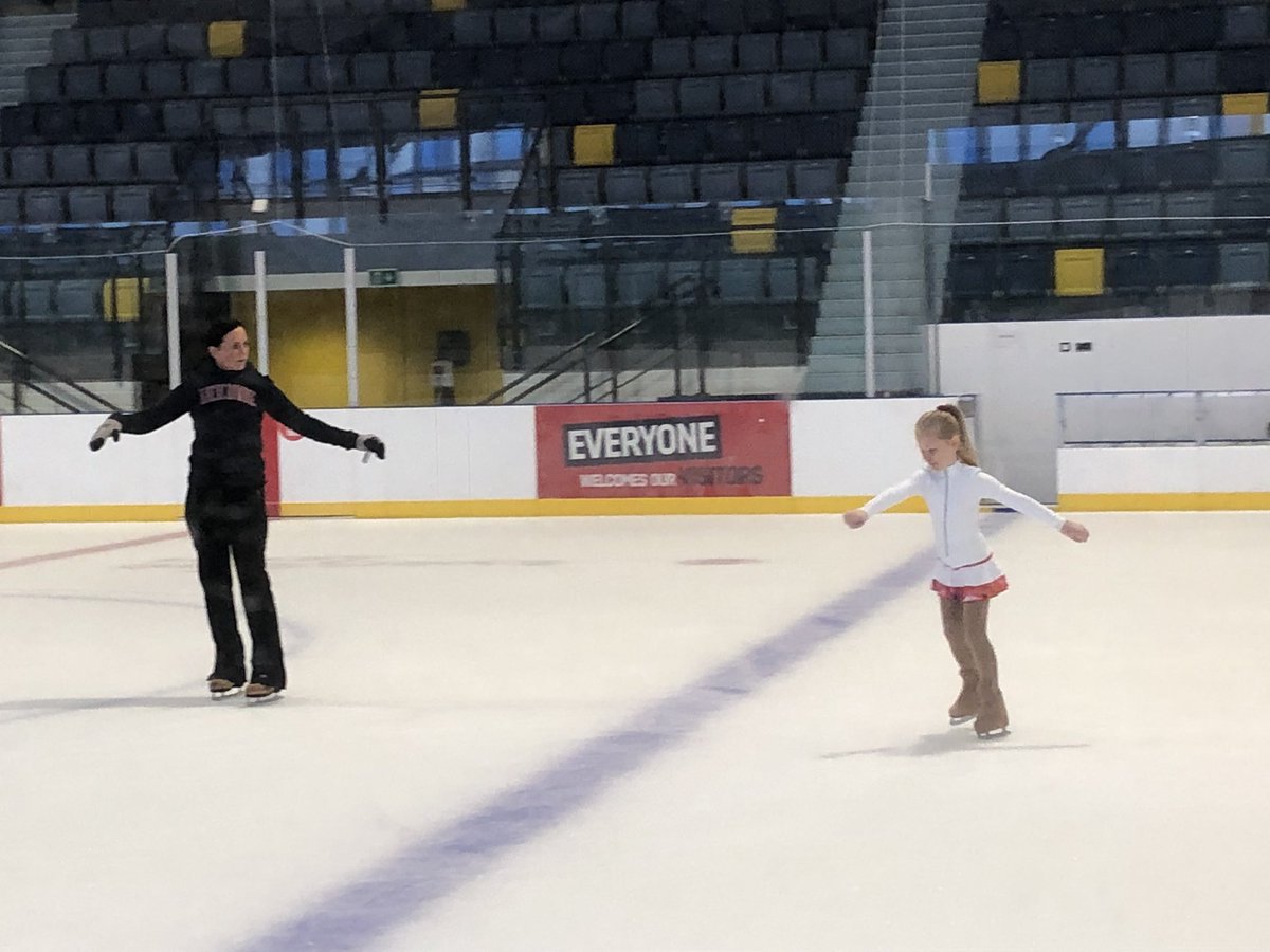 ForsythLeigh's tweet photo. One happy little girl this morning, back to training #sportnotleisure great to see the skaters #backontheice https://t.co/DMNAkmM4Me