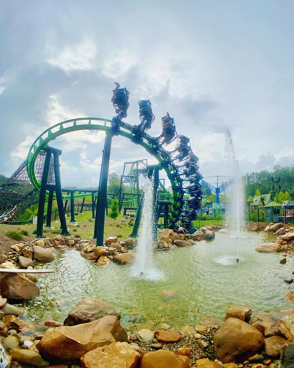 Dragonflier is a suspended family coaster in the new Wildeood Grove section. The was the smoothest ride is the day and was really fun. Just wish that it was longer! This area of the park was well themed and one of our favorites.