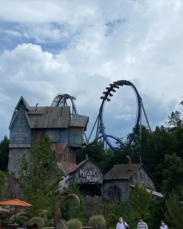 Wild Eagle - This was my first winged coaster. It provides a unique and fun experience. Wild Eagle is on the ridge in the middle of the park so it provides some great views.