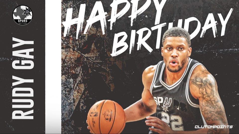 Join Spurs Nation in wishing Rudy Gay a happy 34th birthday!  