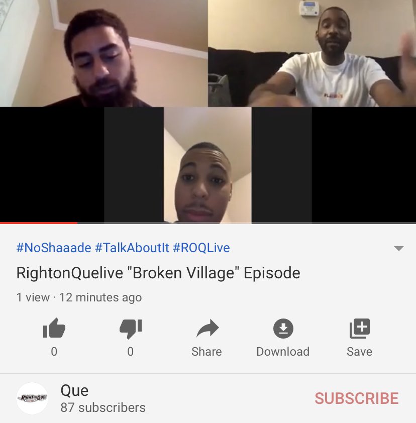 ROQLive's tweet photo. #BrokenVillage episode w/ @Chris_Biviens @tyrelxjohn on pussy preparation, hard resets, hoe rebounds + more.
Apple: https://t.co/CXc9D1mv8Q
SoundCloud: https://t.co/wS1IhULS8Q
Spotify: https://t.co/fXSWZW2RNF
YouTube: https://t.co/JqtoH3gdKc
#ROQLive https://t.co/i2AE0Obc2o