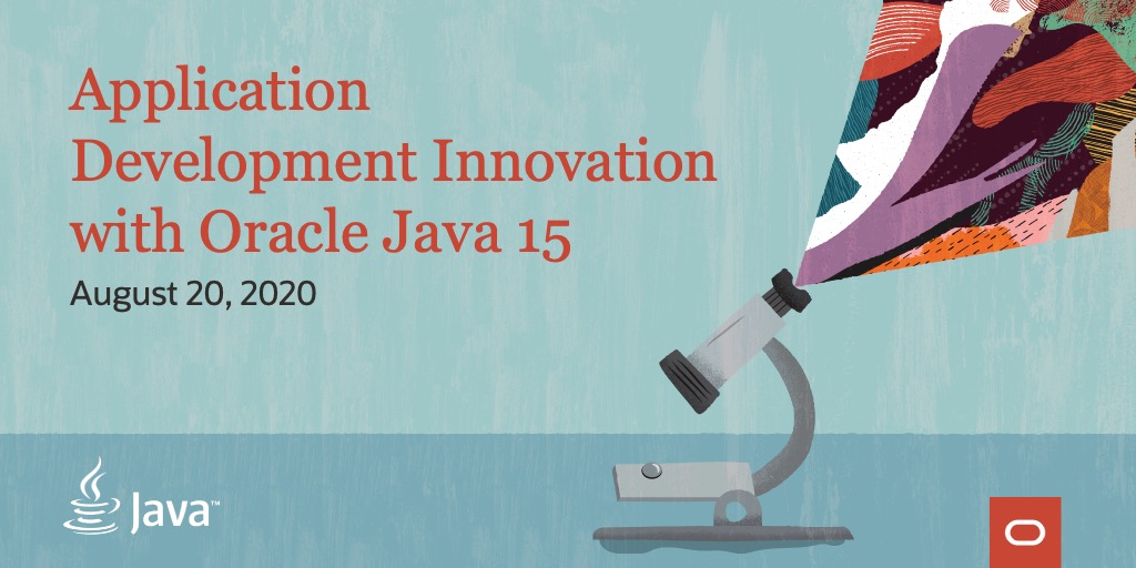 java's tweet image. Find out what’s in store for Java 15 at our upcoming webcast. #Java15
📆 August 20, 2020 11am PT
oracl.info/hjC850AWHk0