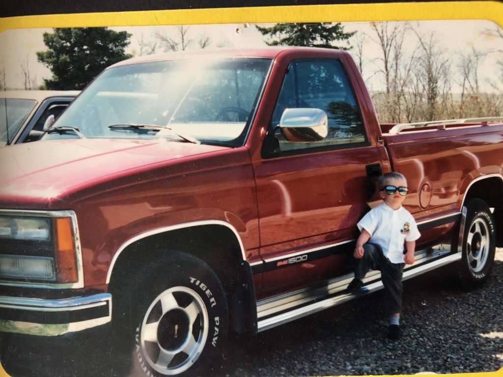 This truck was stolen from our yard last night (just north of Lethbridge). It's a 1990 red GMC pickup. Running boards were removed and has a white toolbox on the back. Please message me if you spot it. Retweets are appreciated.