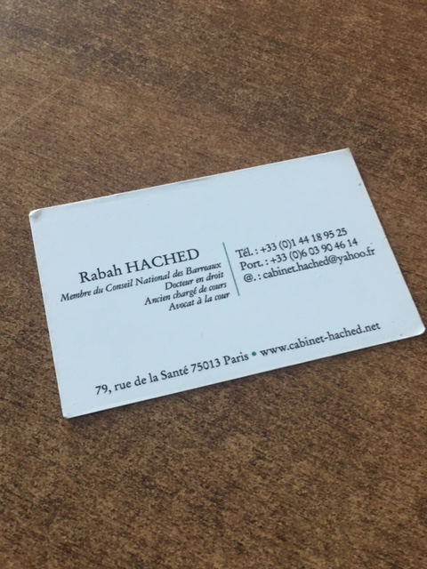 HachedRabah's tweet photo. Aujourd'hui, je fais ma reprise d'activité. Je vous présente ma nouvelle carte de visite. Bonne journée à toutes et à tous. https://t.co/aOs7SRV5bc